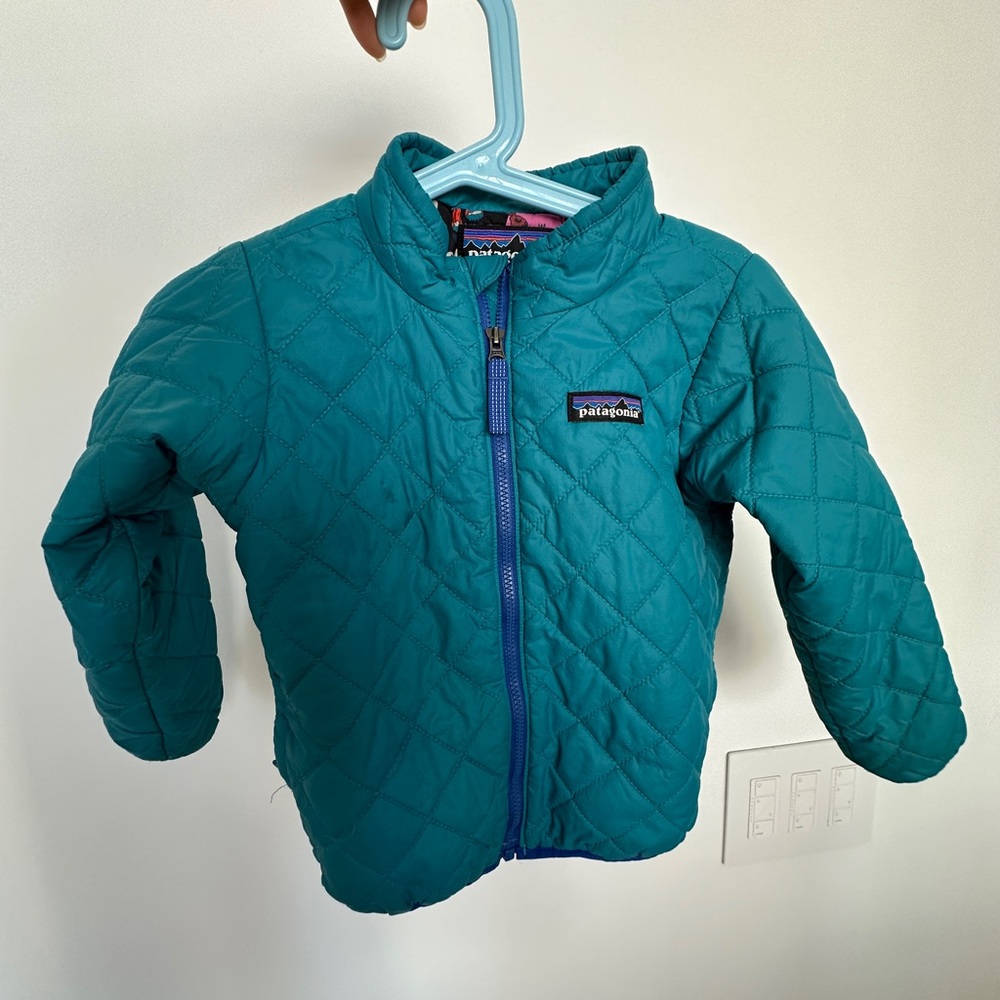 Patagonia Teal Quilted Jacket